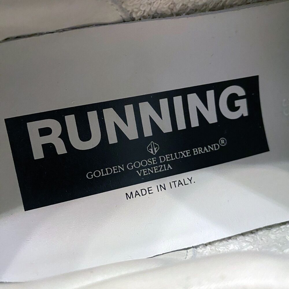 Authentic Golden Goose Leopard Calf Running Sneakers EU Size 38 US Size 7 / 7.5 - Picture 12 of 16
